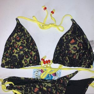 Sinful by Affliction Solar Lace Bikini NWT